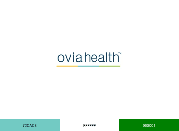 Ovia Health brand color palette