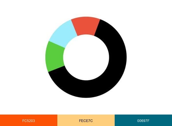 Oyster brand color palette
