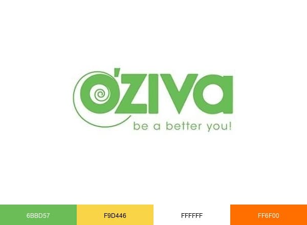 OZiva brand color palette