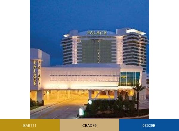 Palace Casino Resort brand color palette