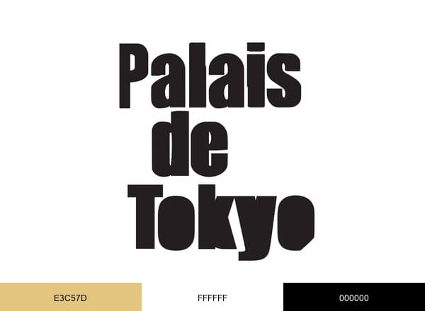 Palais de Tokyo brand color palette