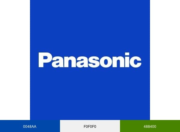 Panasonic USA brand color palette