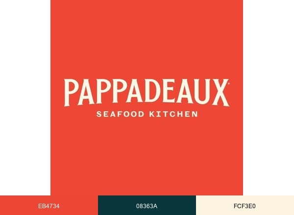 Pappadeaux brand color palette