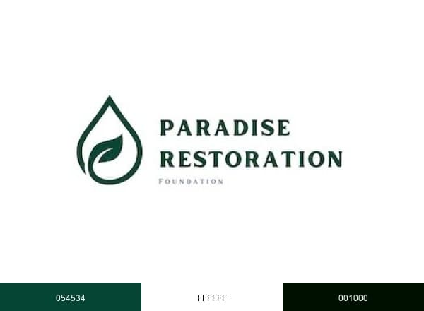Paradise Restoration Foundation brand color palette