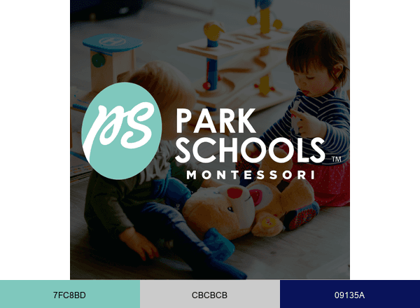 Park Schools brand color palette