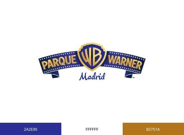 Parque Warner Madrid brand color palette