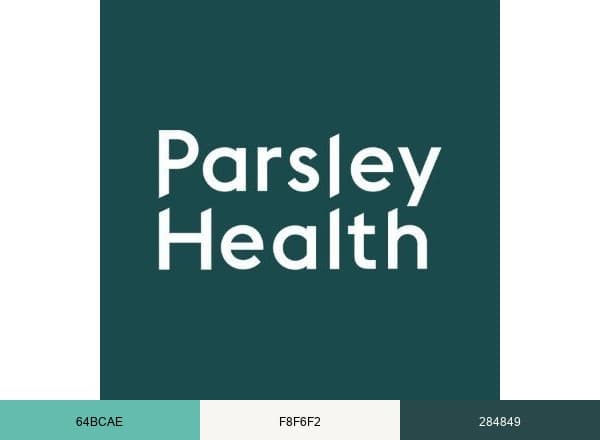 Parsley Health brand color palette