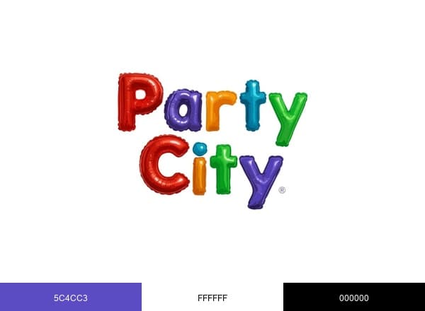 Party City brand color palette