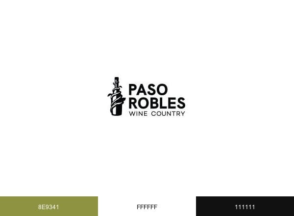 Paso Robles Wine brand color palette