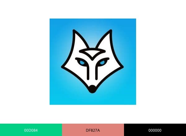 CyberFOX brand color palette