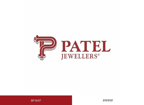 Patel Jewellers brand color palette