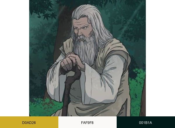Archie The Sage brand color palette