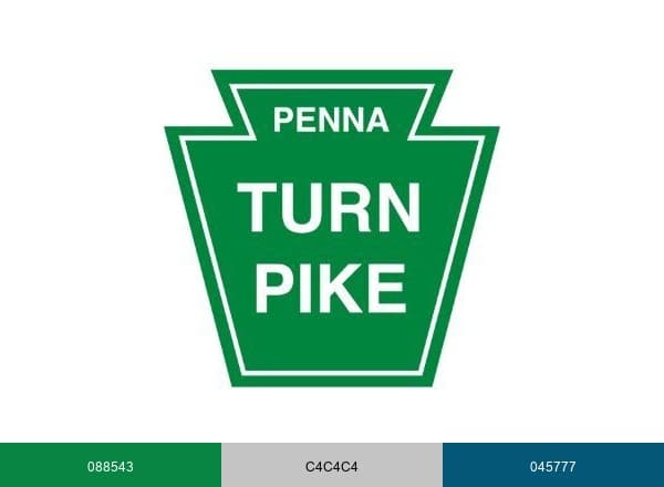 Pennsylvania Turnpike brand color palette