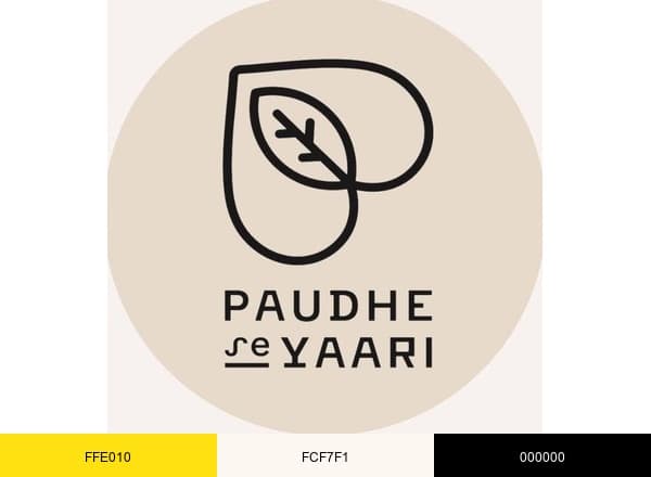 Paudhe Se Yaari brand color palette