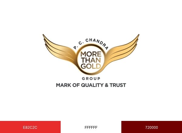 PC Chandra Jewellers brand color palette