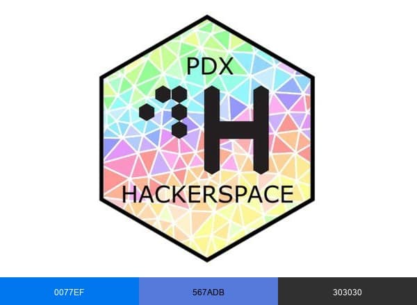 PDX Hackerspace brand color palette