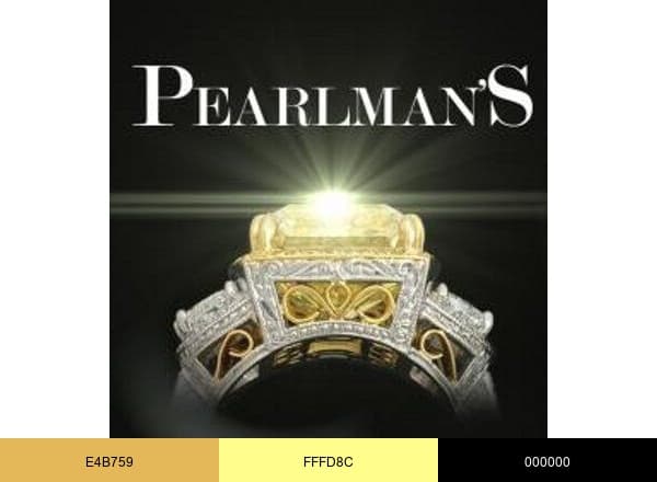Pearlman's Jewelers brand color palette