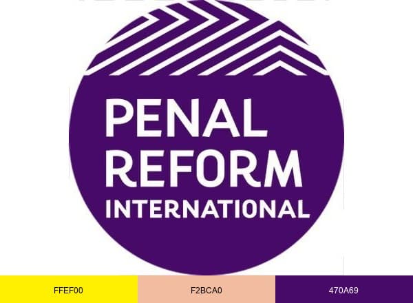 Penal Reform International brand color palette