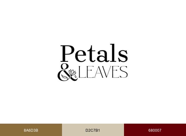 Petals & Leaves brand color palette