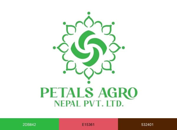 Petals Nepal brand color palette