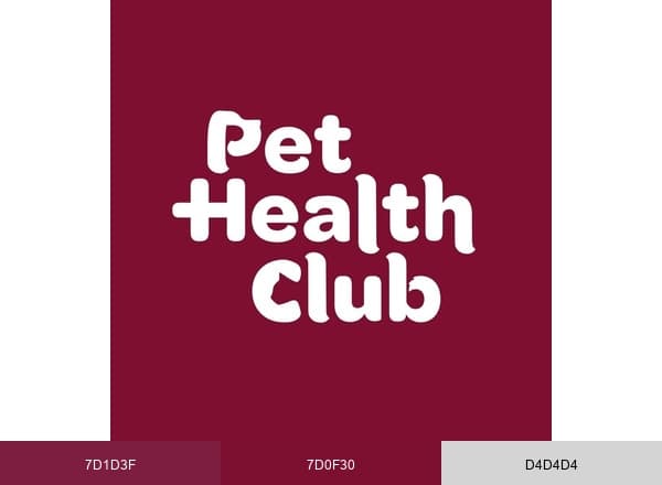 Pet Health Club brand color palette