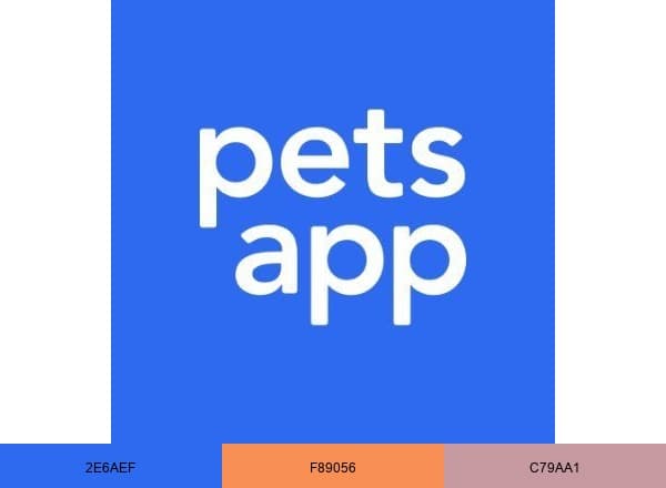PetsApp brand color palette