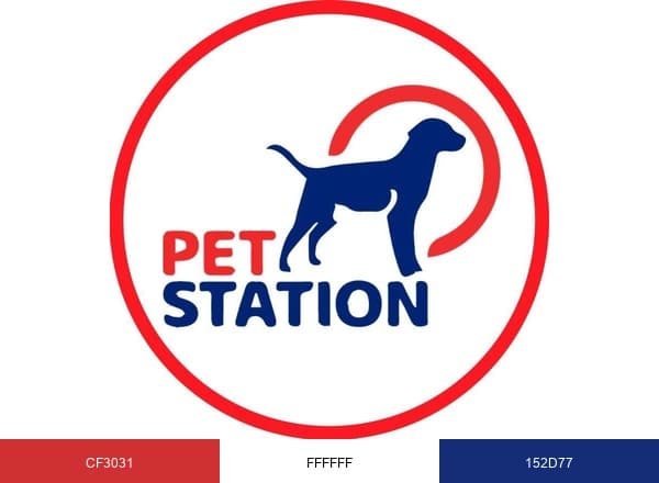 Pet Station Vet brand color palette