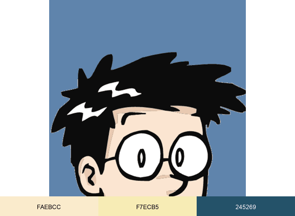 PHD Comics brand color palette