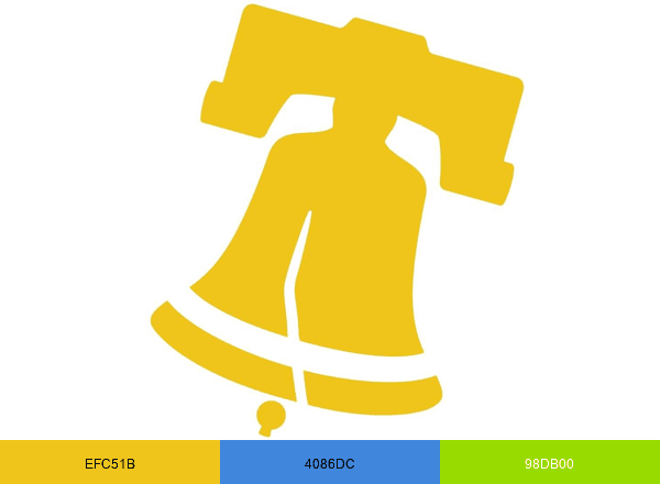 City of Philadelphia brand color palette