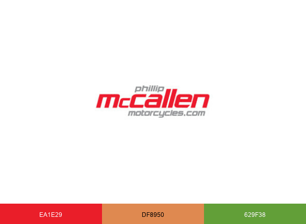 PMcCallenMotorcycles brand color palette