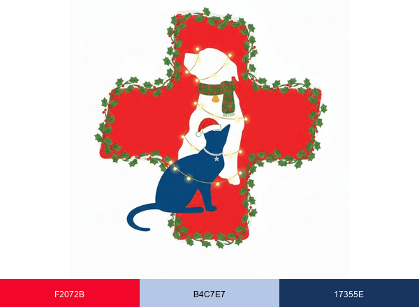 Pet Health Plus Veterinary Hospital brand color palette