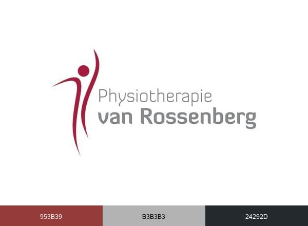Physiotherapie van Rossenberg brand color palette