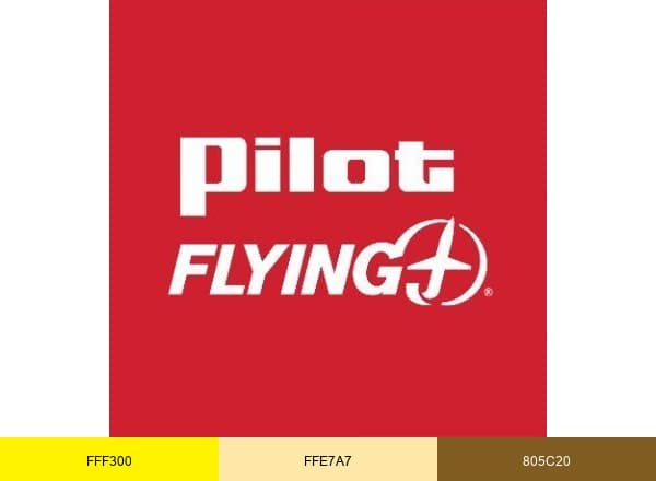 Pilot Flying J brand color palette