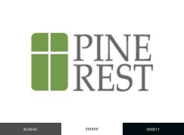 Pine Rest Christian Mental Health Services brand color palette