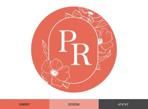 Piney Rose brand color palette