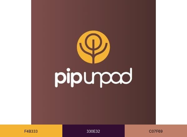 Pijar Integra Psikologi Unpad brand color palette