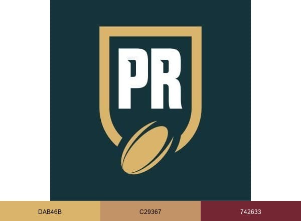 Planet Rugby brand color palette