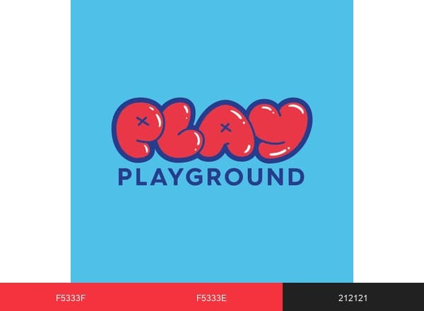 Play Playground brand color palette
