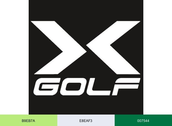 X-Golf America Inc. brand color palette