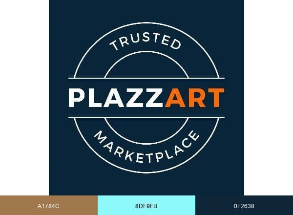 Plazzart brand color palette