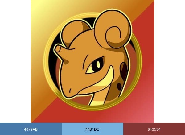 Pokébip brand color palette
