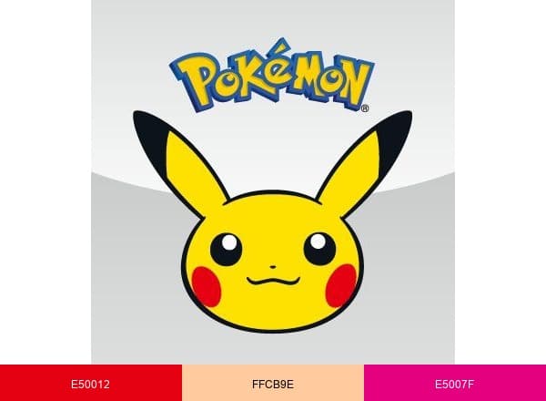 ポケモン公式 brand color palette