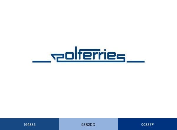 Polferries brand color palette