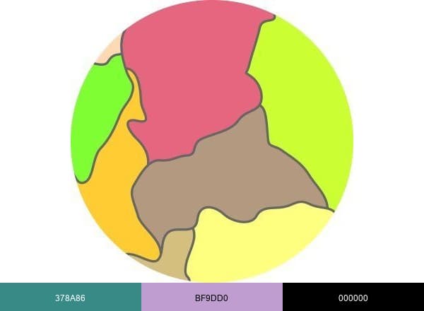 PolGeoNow brand color palette