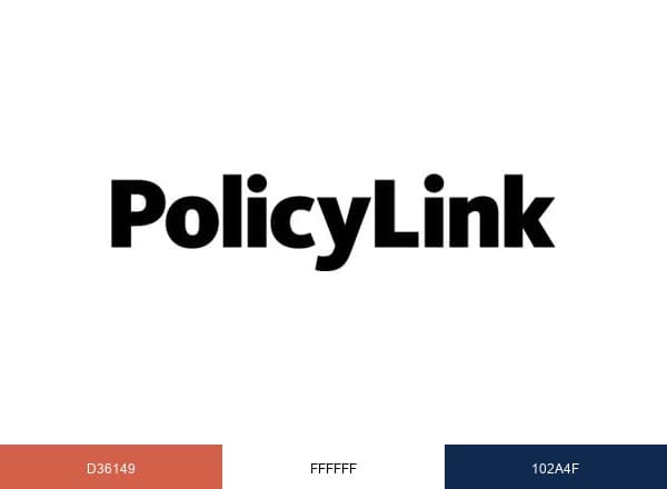 PolicyLink brand color palette