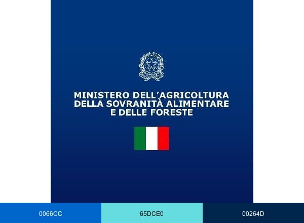 Ministero dell'Agricoltura brand color palette