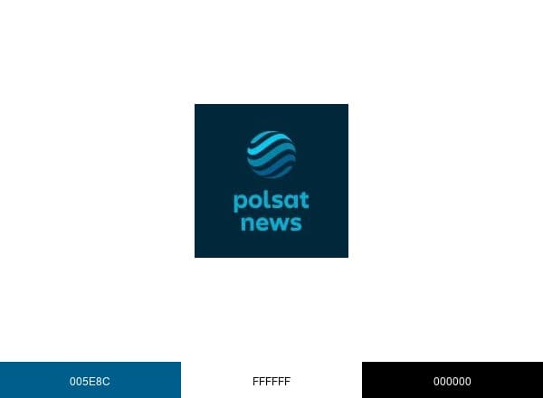 Polsat News brand color palette