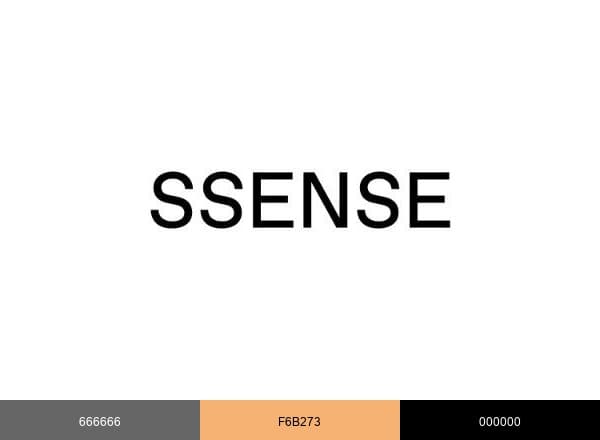 SSENSE brand color palette