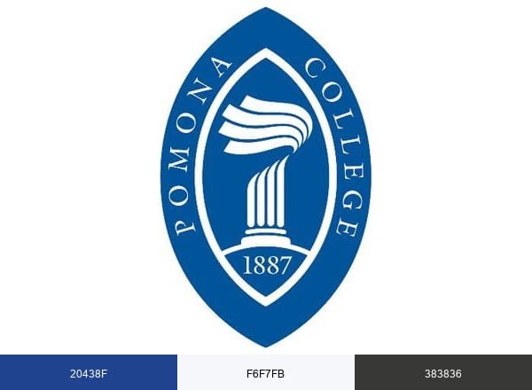 Pomona College brand color palette