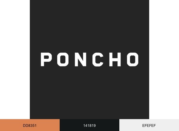 Poncho Outdoors brand color palette
